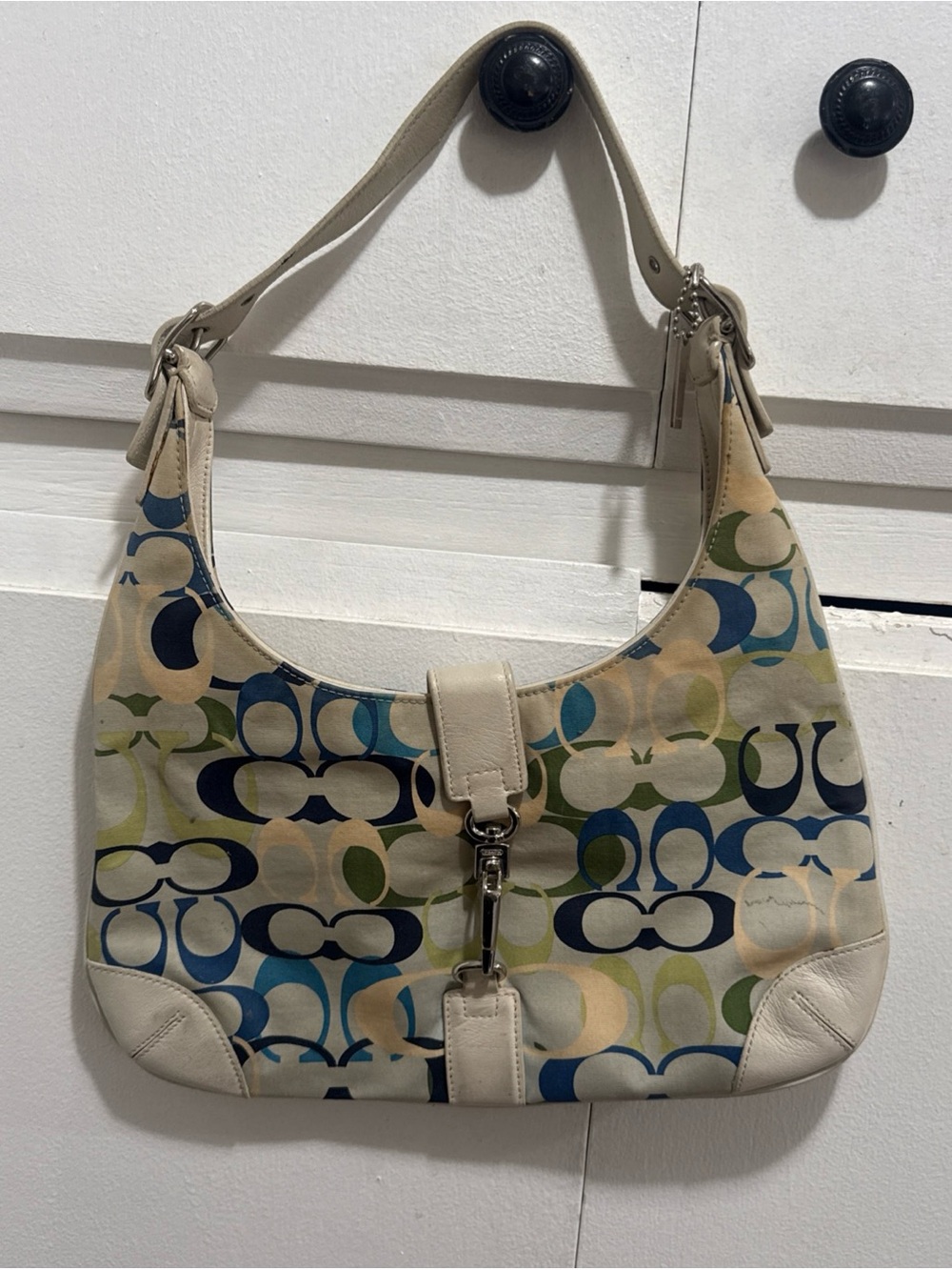 Coach Multicolor Signature Hobo Bag